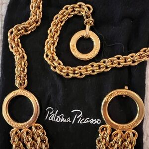 Paloma Picasso Gold Plated chain Belt